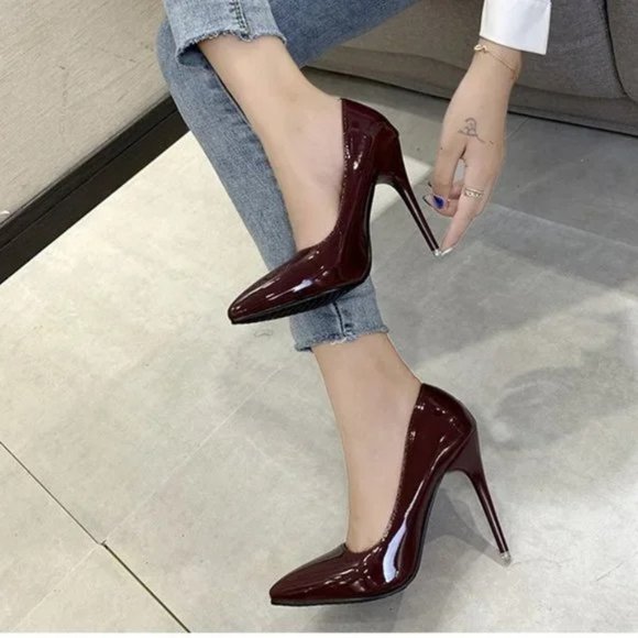 Women high heels new fashion pointed toe shoes - Picture 2 of 8